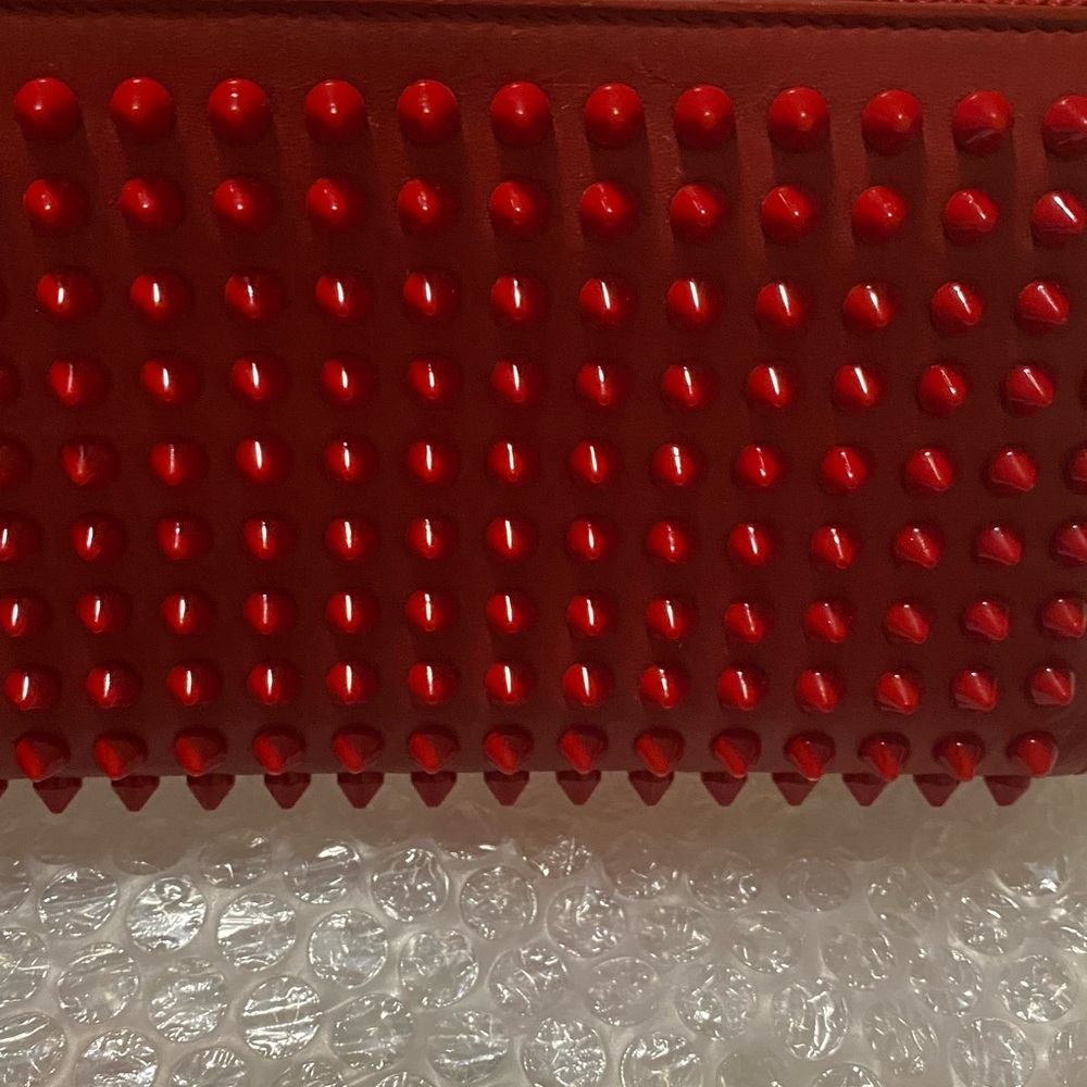Christian Louboutin studded Panettone wallet w COA - Picture 3 of 8